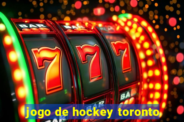 jogo de hockey toronto