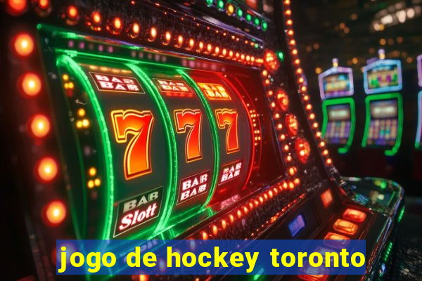 jogo de hockey toronto