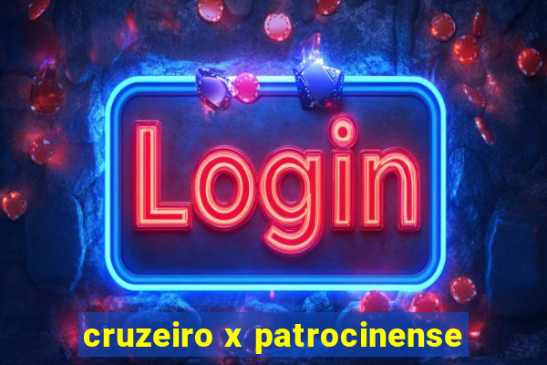 cruzeiro x patrocinense