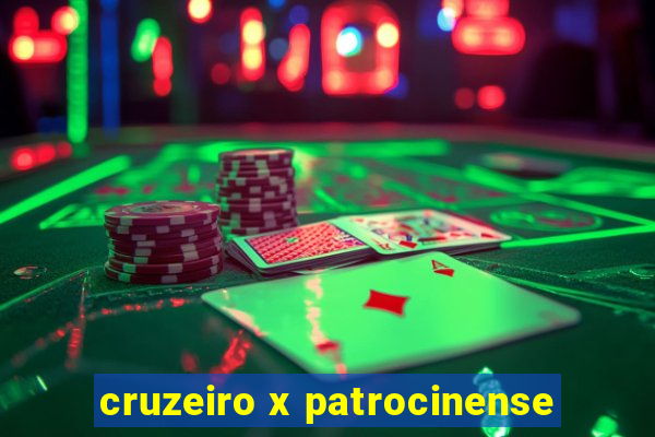 cruzeiro x patrocinense