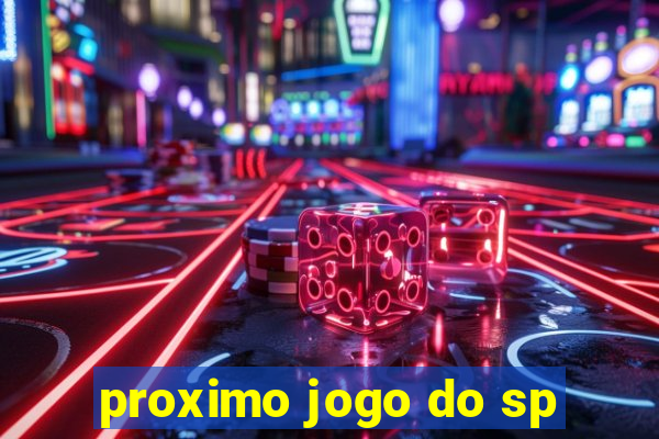 proximo jogo do sp