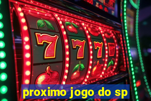 proximo jogo do sp