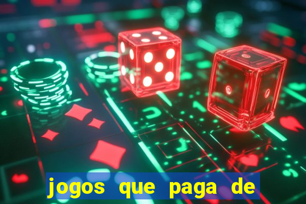 jogos que paga de verdade no pix