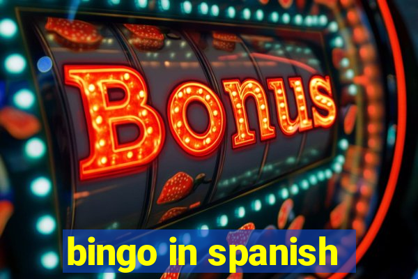 bingo in spanish