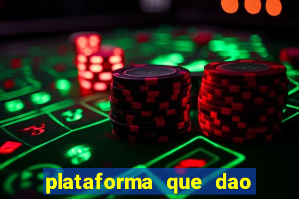 plataforma que dao bonus sem deposito