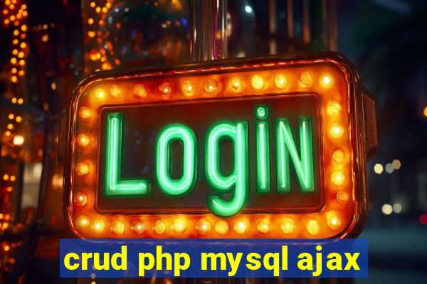 crud php mysql ajax