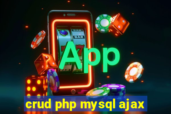 crud php mysql ajax