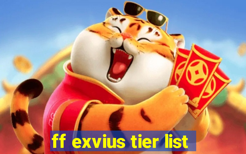 ff exvius tier list