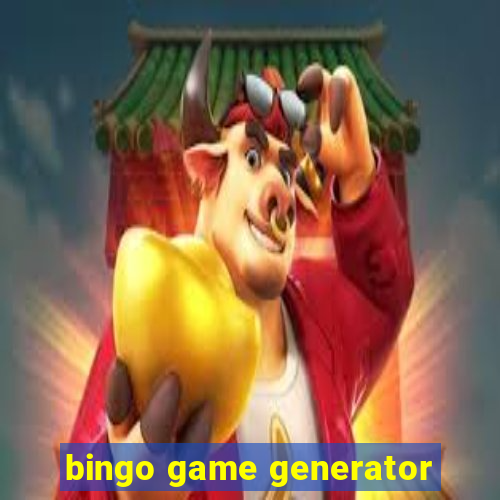 bingo game generator