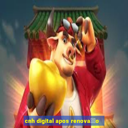 cnh digital apos renova莽茫o