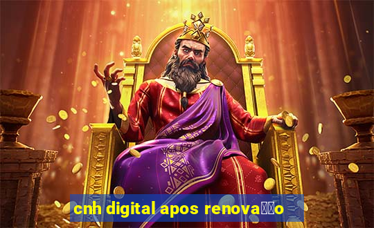 cnh digital apos renova莽茫o