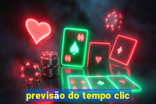 previsão do tempo clic