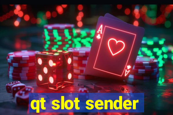 qt slot sender