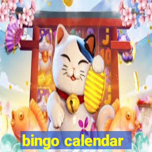 bingo calendar