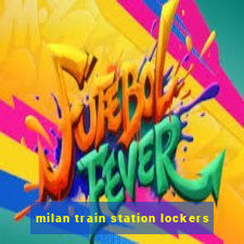 milan train station lockers