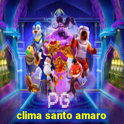 clima santo amaro