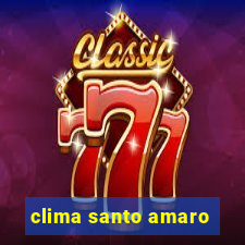 clima santo amaro