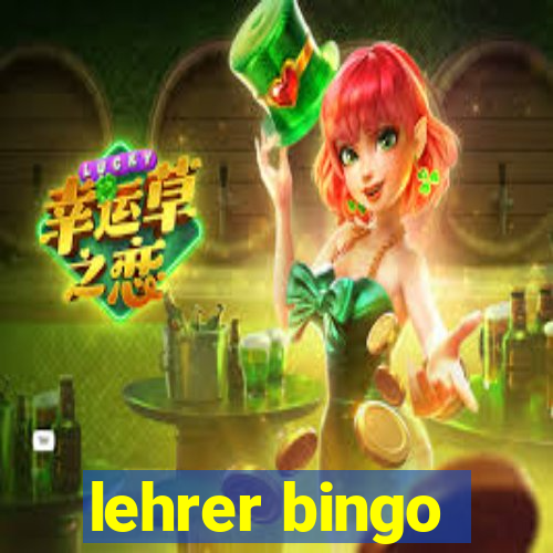 lehrer bingo