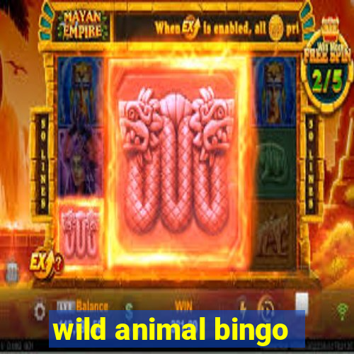 wild animal bingo