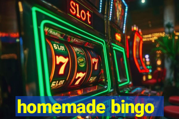 homemade bingo