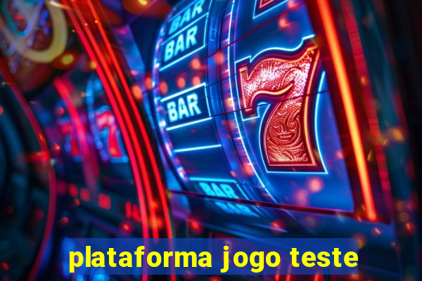 plataforma jogo teste