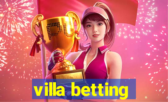 villa betting