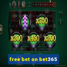 free bet on bet365