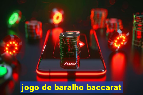 jogo de baralho baccarat