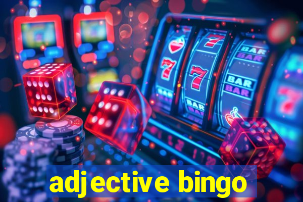 adjective bingo