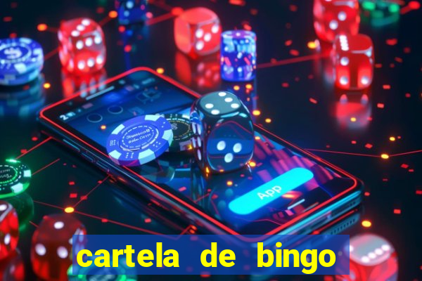 cartela de bingo do alfabeto para imprimir