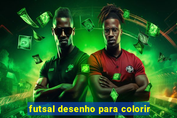 futsal desenho para colorir