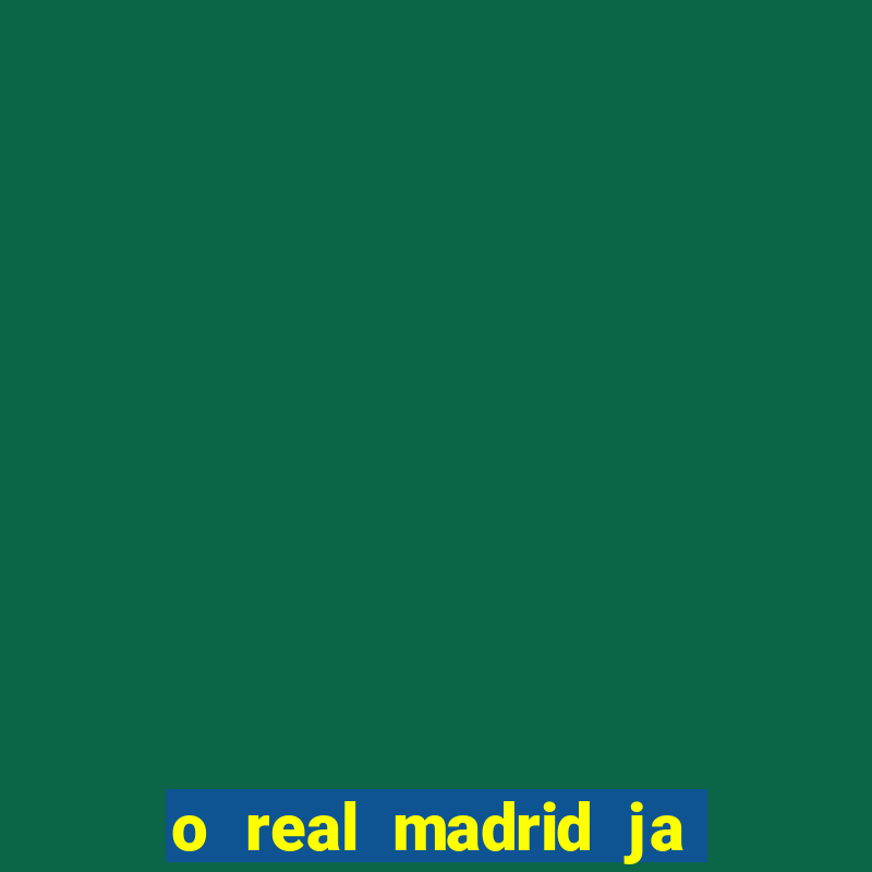 o real madrid ja foi rebaixado