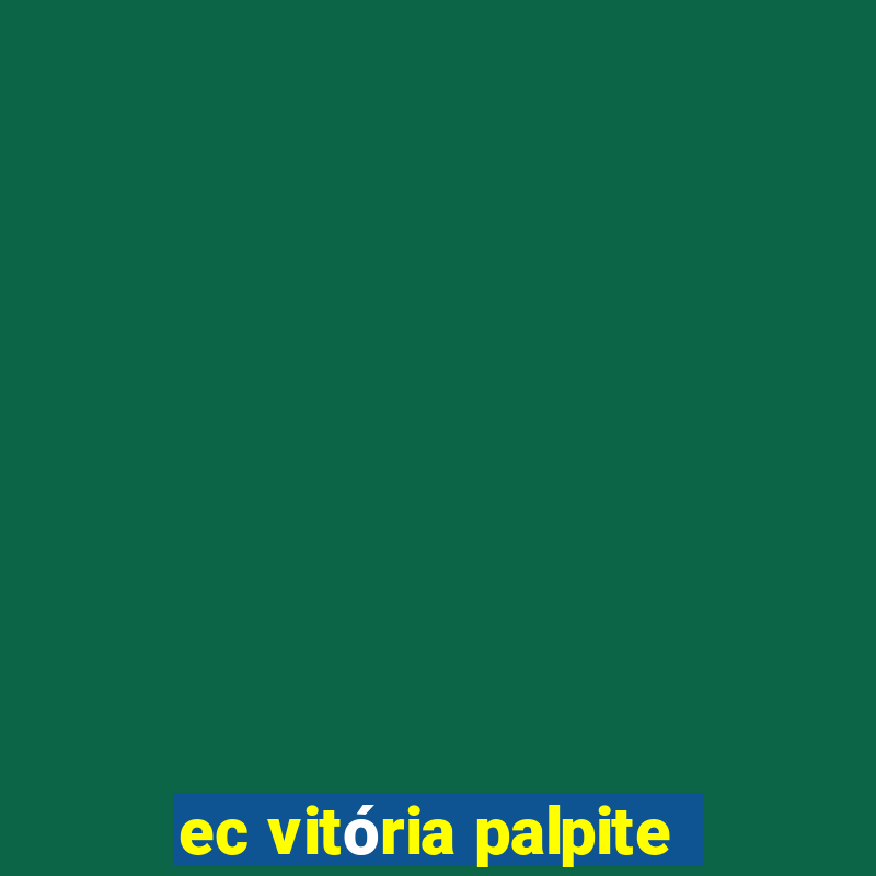 ec vitória palpite