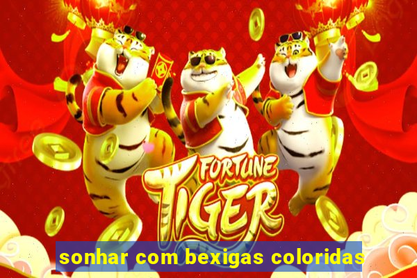 sonhar com bexigas coloridas