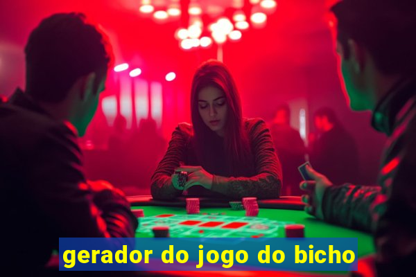 gerador do jogo do bicho