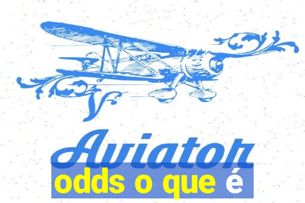 odds o que é