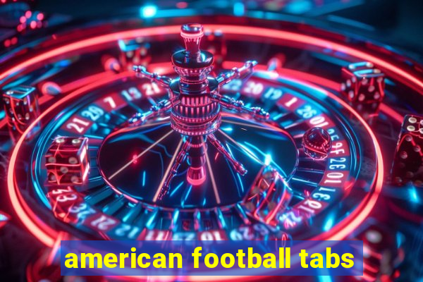 american football tabs