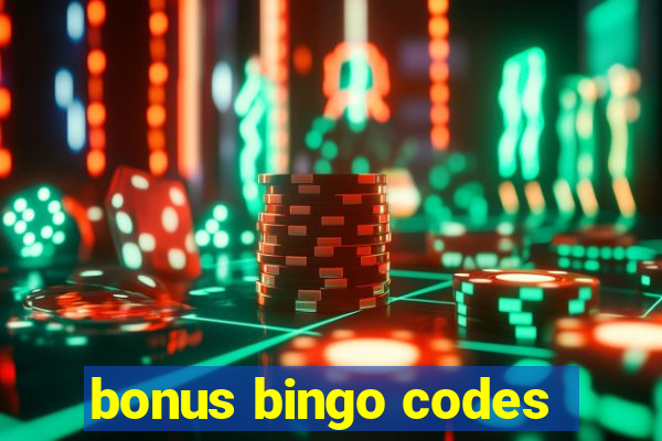 bonus bingo codes