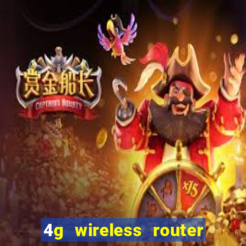 4g wireless router with sim card slot