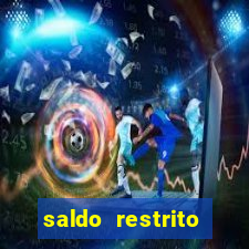 saldo restrito sporting bet