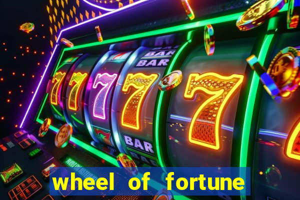 wheel of fortune slots machine