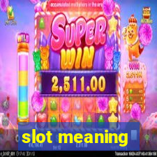 slot meaning