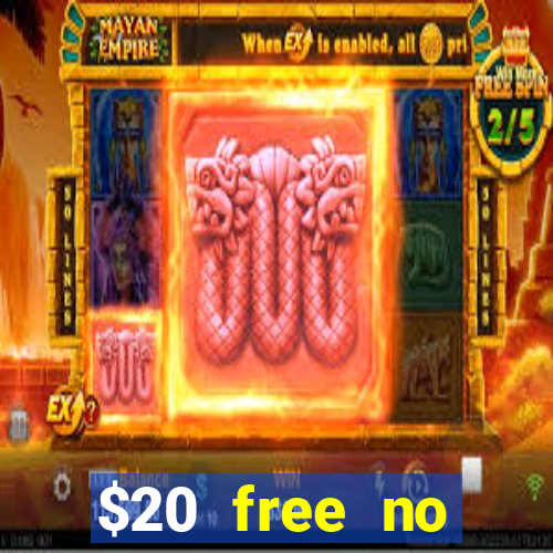 $20 free no deposit casino us