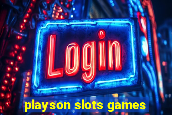 playson slots games