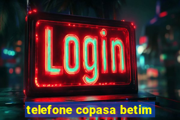 telefone copasa betim