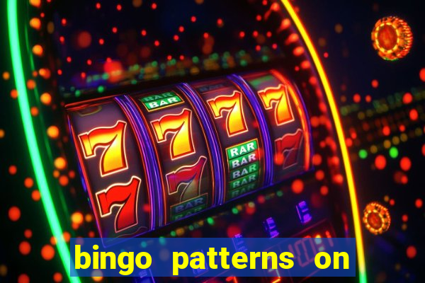 bingo patterns on slot machines