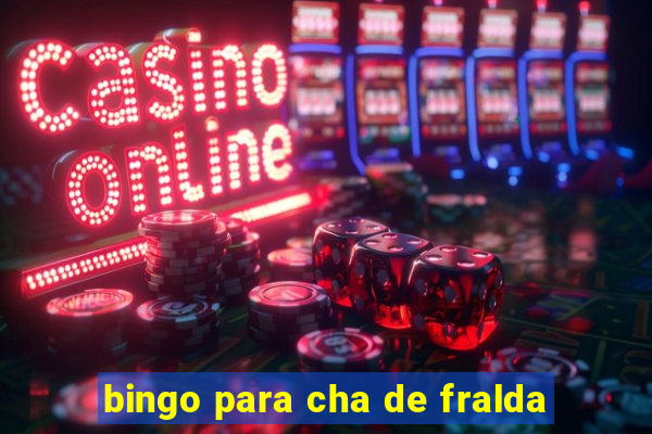 bingo para cha de fralda