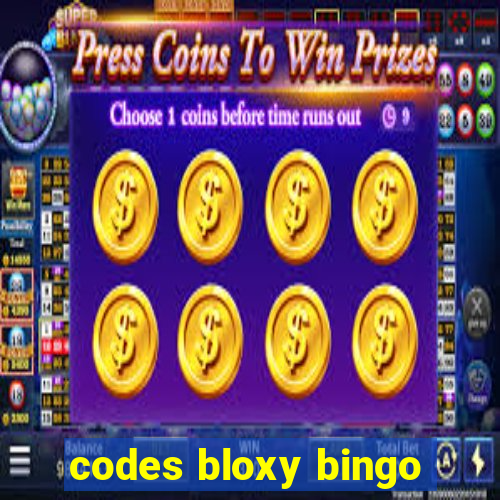 codes bloxy bingo