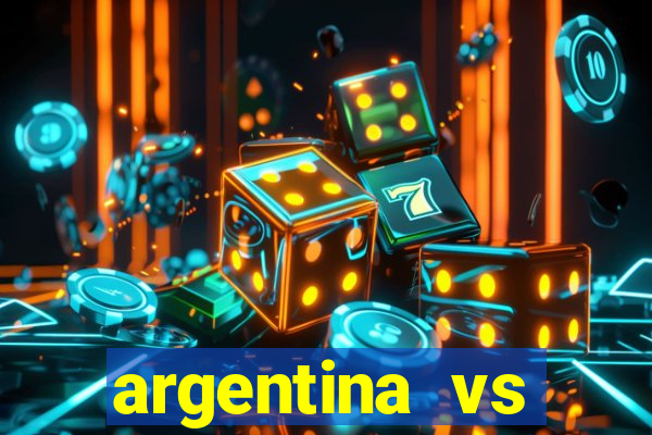 argentina vs colombia ao vivo