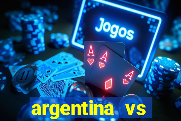 argentina vs colombia ao vivo